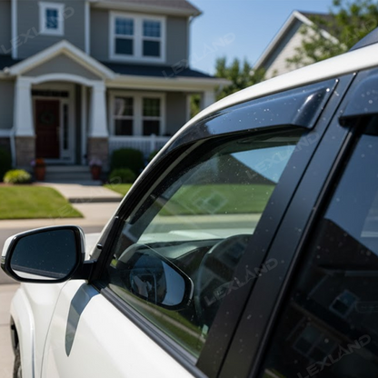 4Runner Window Deflectors Front & Rear Rain Guards All-weather Window Visors for Toyota