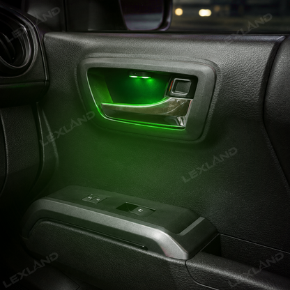 Tacoma 3rd Gen Door Bowl Lighting Multi-color Interior Ambient Light LED Door Handle Cup Lamps