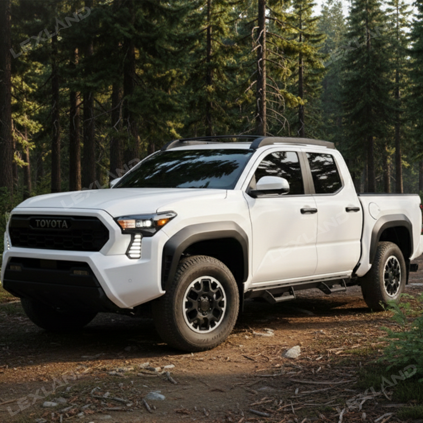 Tacoma Roof Rack Cross Bars Adjustable Crossbar Kit Rooftop Cargo Carrier Bars for Toyota