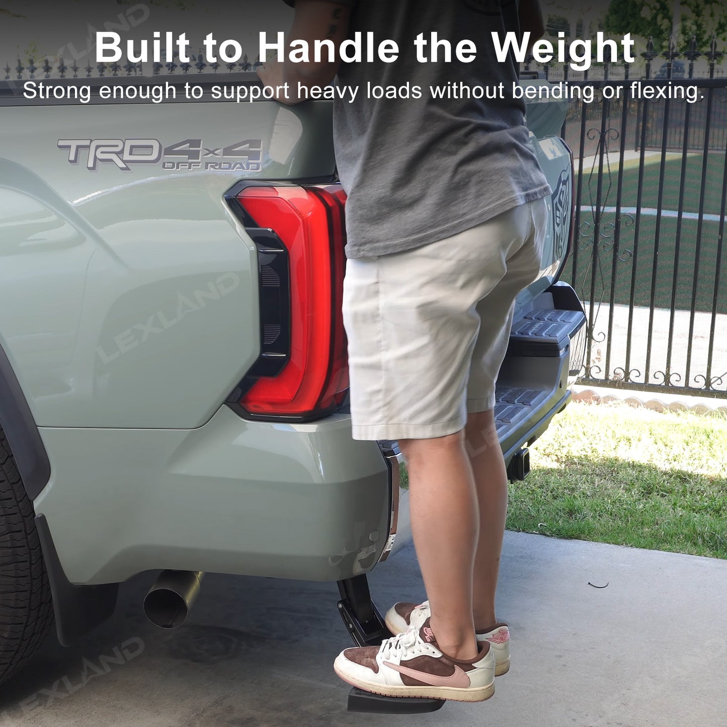 Tundra Rear Bed Step Retractable Aluminum Truck Tailgate Step Folding Bumper Step for Toyota