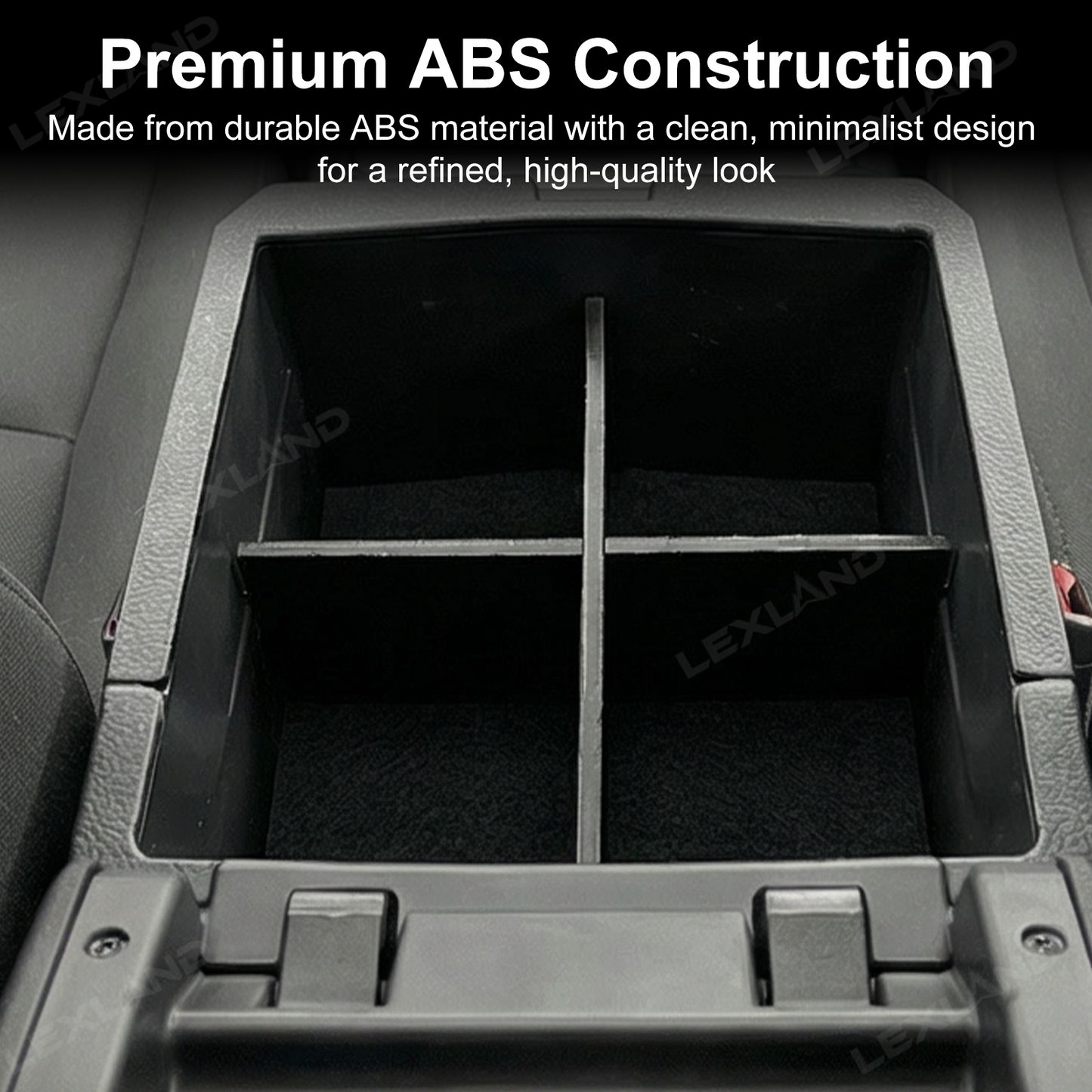 Tacoma Center Console Organizer Insert Storage Divider Interior Accessories for Toyota