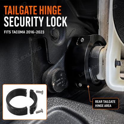 Tacoma Tailgate Anti-Theft Lock Aluminum Alloy Truck Bed Tailgate Security Lock 2.0 for Toyota