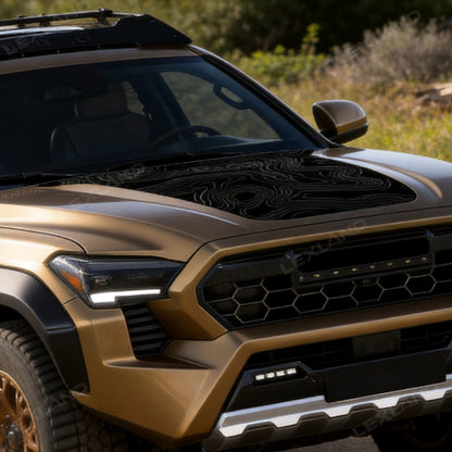 Tacoma Hood Decal Pre-Cut Hood Vinyl Wrap Hood Stamp Hood Sticker for Toyota
