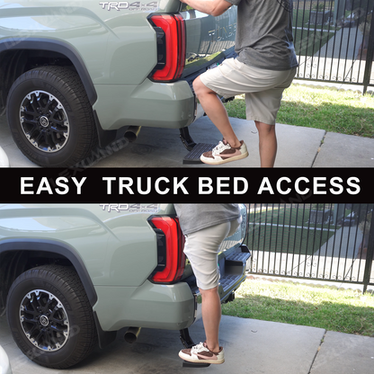 Tundra Rear Bed Step Retractable Aluminum Truck Tailgate Step Folding Bumper Step for Toyota