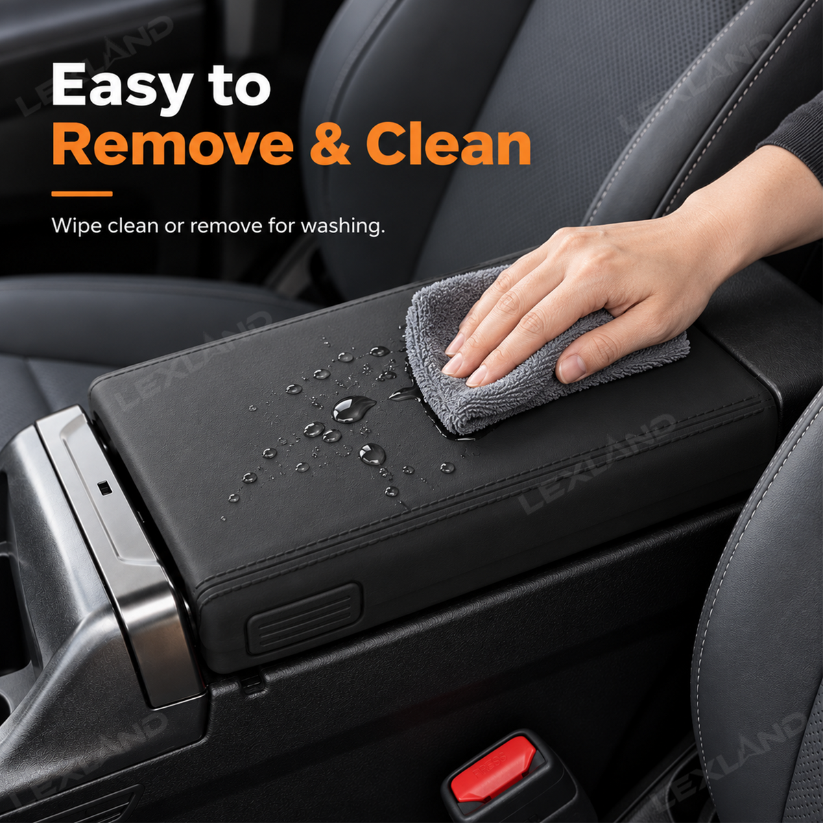 RAV4 Center Console Cover Reversible Silicone Armrest Box Cover Trim Interior Protection for Toyota