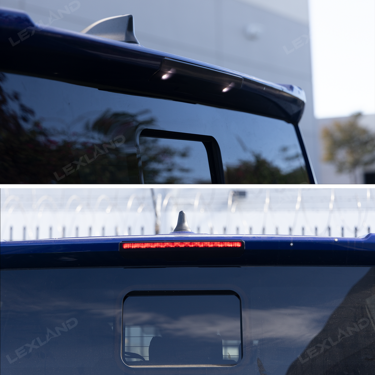 Tacoma Brake Light Cover Rear 3rd Brake Center High Mount Stop Lamp Smoked Lens Cover Trim