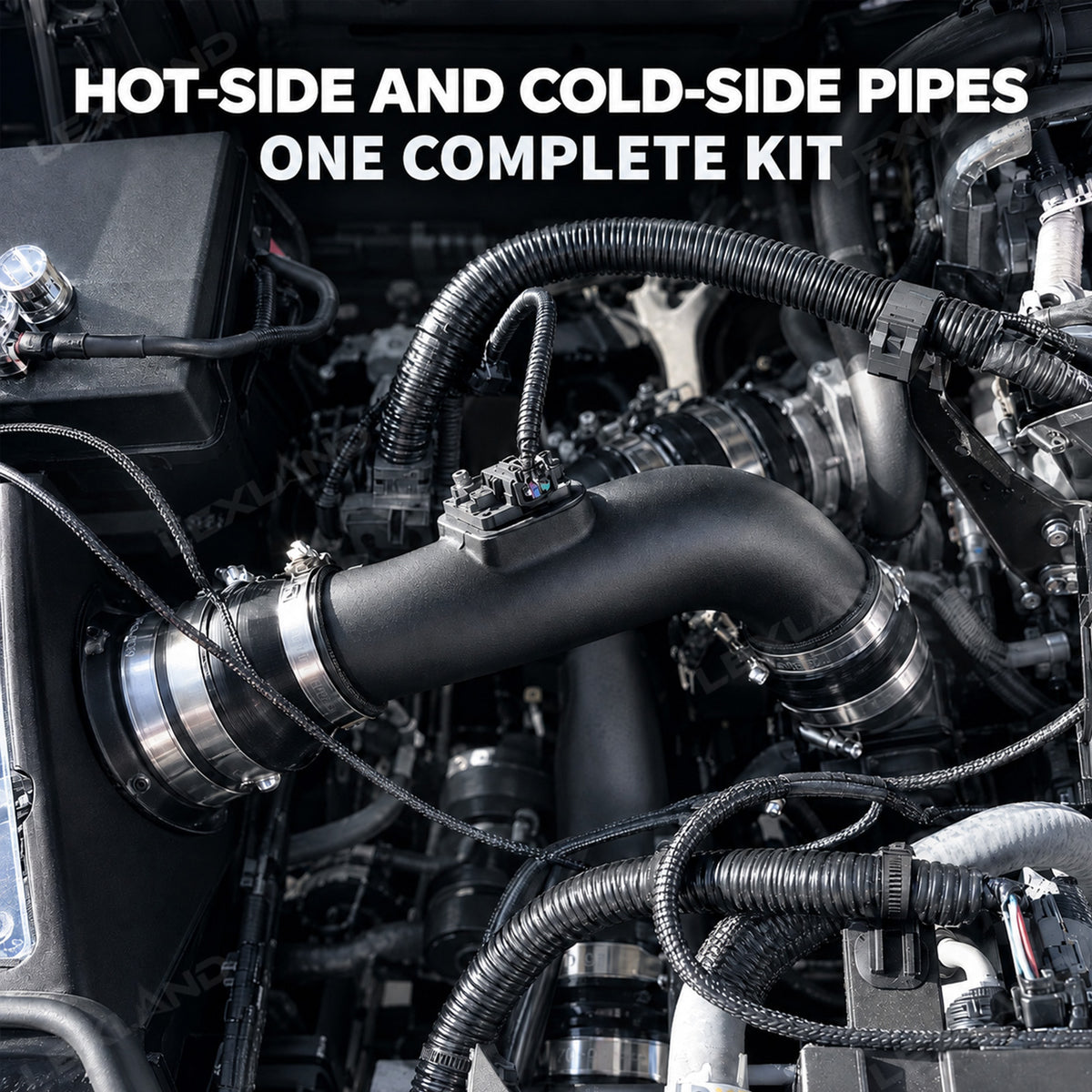Tacoma/4Runner/Land Cruiser Aluminum Hot & Cold Side Charge Pipe Kit for Toyota