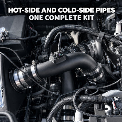 Tacoma/4Runner/Land Cruiser Aluminum Hot & Cold Side Charge Pipe Kit for Toyota