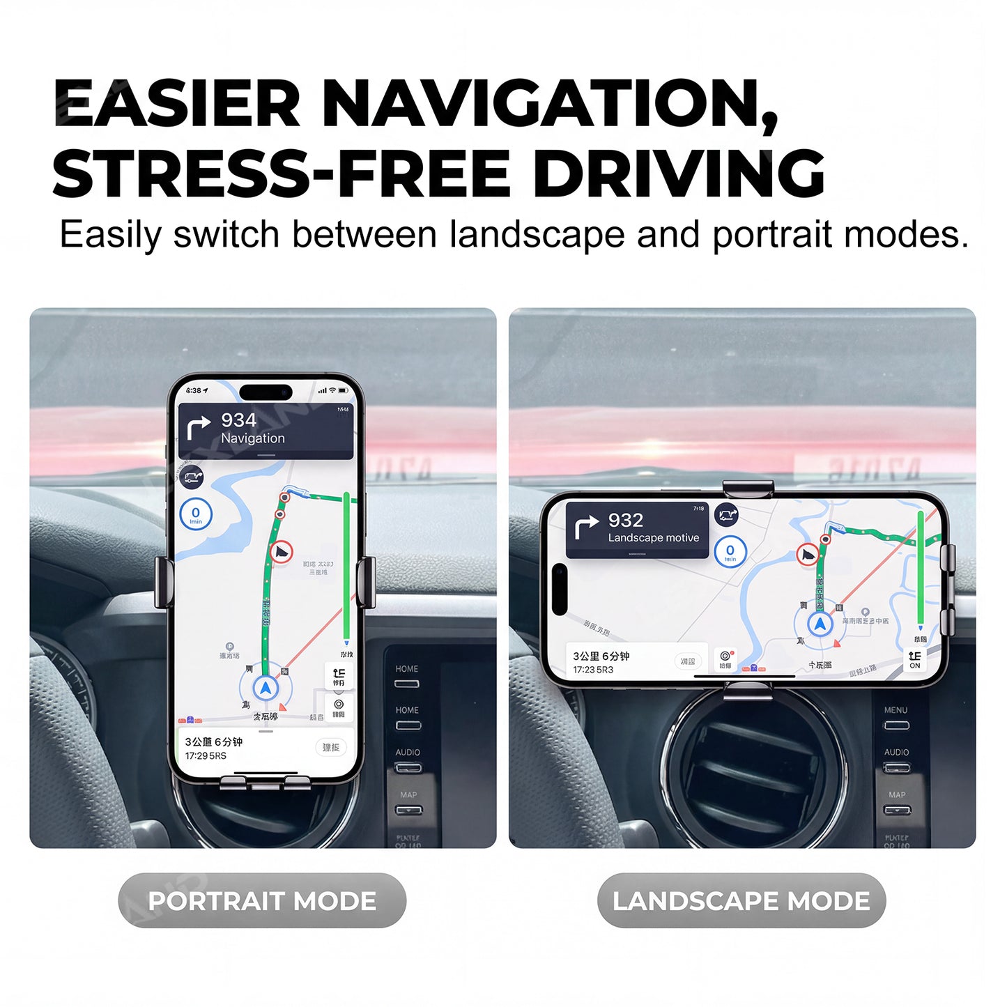 Tacoma Phone Mount Strong Magnetic Phone Holder Adjustable Magsafe Car Mount for Toyota