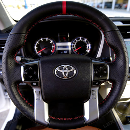 Tacoma/4Runner Steering Wheel Perforated Leather Driving Wheel for Toyota