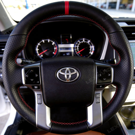 Tacoma/4Runner Steering Wheel Perforated Leather Driving Wheel for Toyota