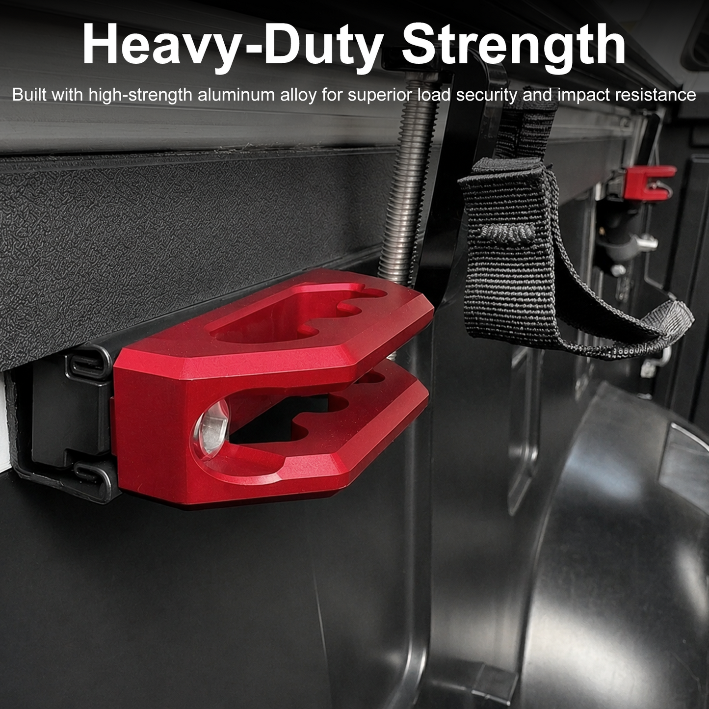 Tacoma Tie Down Anchors Aluminum Bed Rail Cleats for Toyota