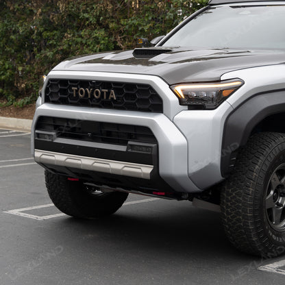 4runner Front Bumper Lower Valance Strip Stainless Steel Scratch Guard Protector - Silver Brushed Finish