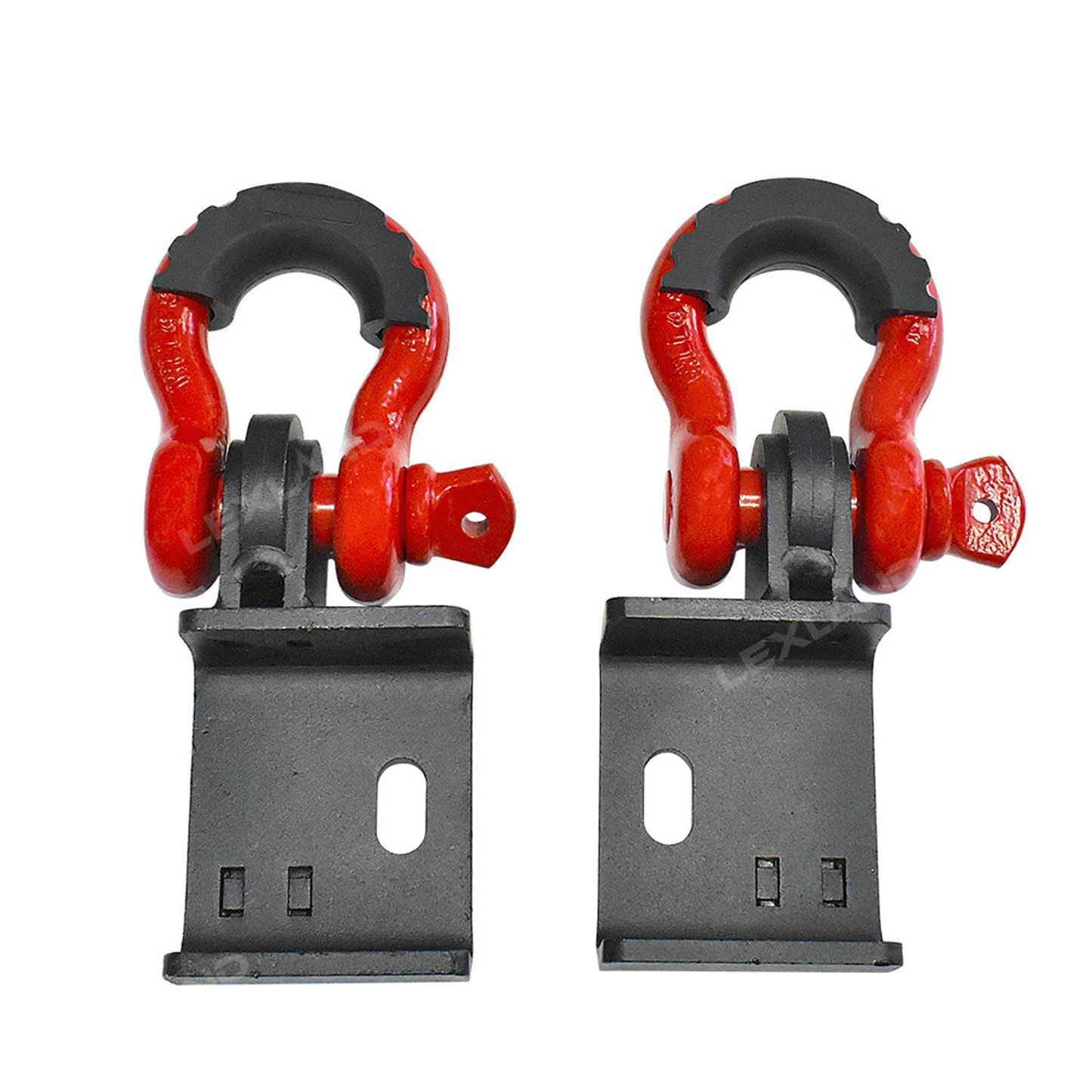Tacoma Front Tow Hooks & Shackle Bracket Bolt-On Recovery Points 2PCS for Toyota