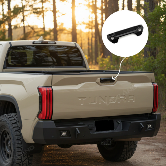 Tundra Rear Trunk Door Tailgate Handle Cover Trim ABS Liftgate Scratch Protector Overlay for Toyota