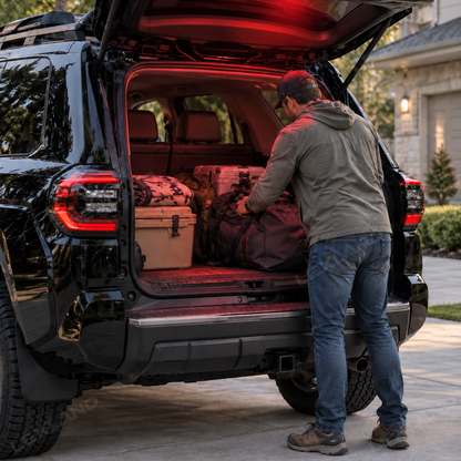 4Runner Trunk Camping Light Dual-Color LED Cargo Lamps Hatch Trunk Ceiling Lighting