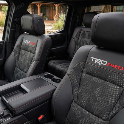 Tundra Seat Covers Camo Seat Protector with TRD PRO Logo for Toyota