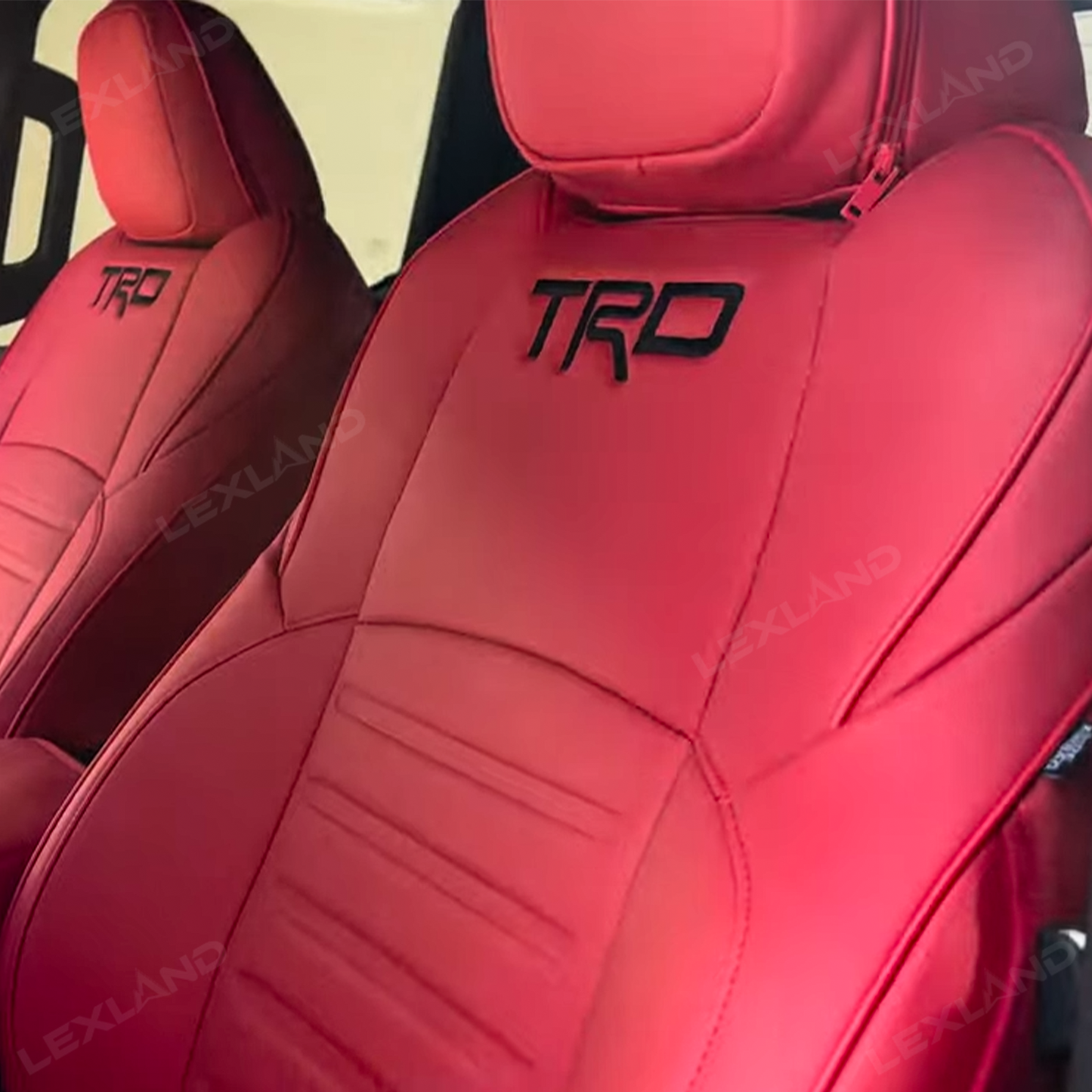 Tacoma /4Runner Seat Covers Full Coverage Embossed Seat Protector with TRD Style