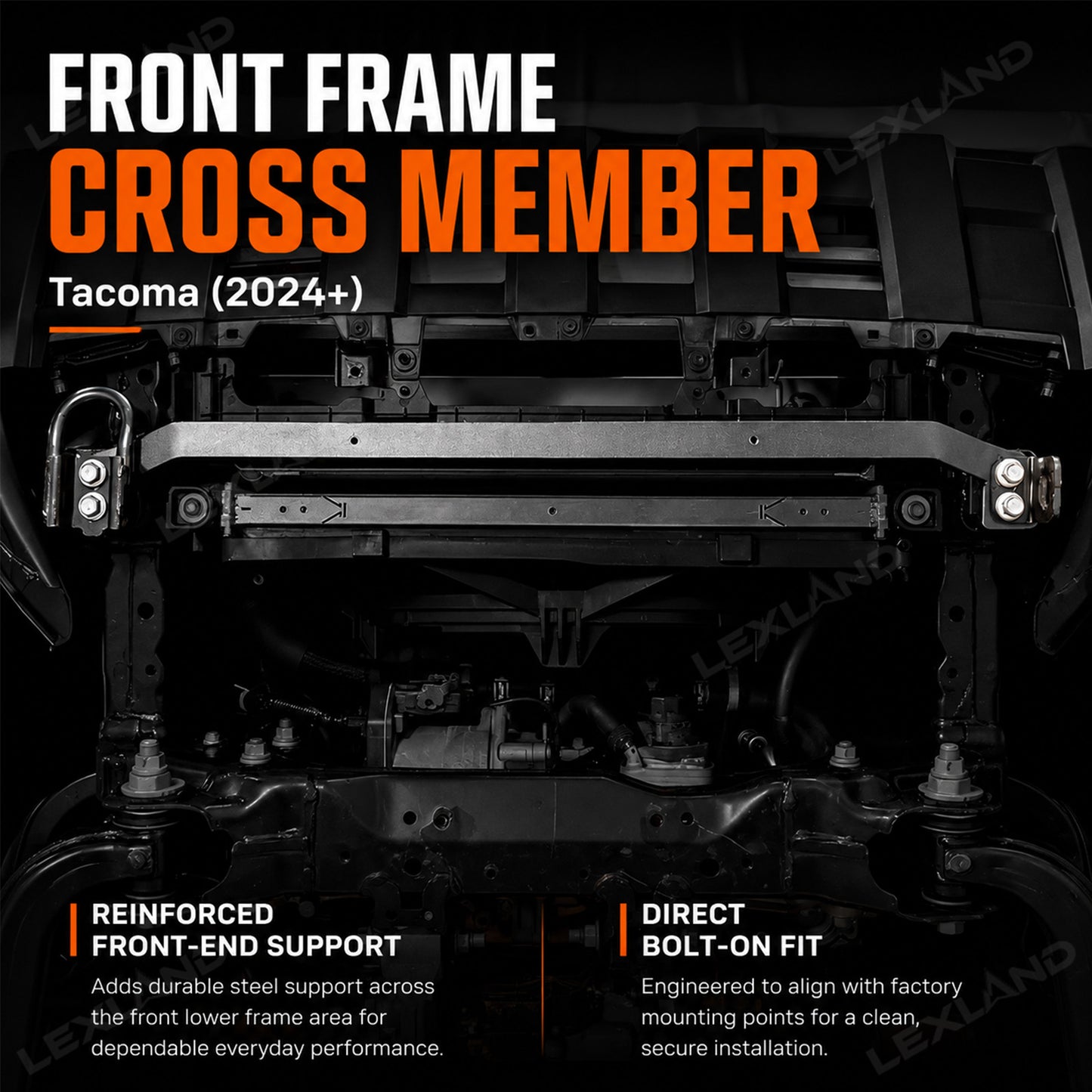 Tacoma Front Frame Cross Mounting Bar Member for Toyota