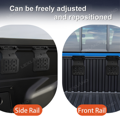 Tacoma Bed Rail Brackets Trunk Bed Rail System Mounting Brackets for Toyota