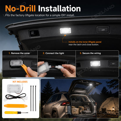 RAV4 Trunk Camping Light LED Cargo Lamps Trunk Ceiling Lighting For Toyota