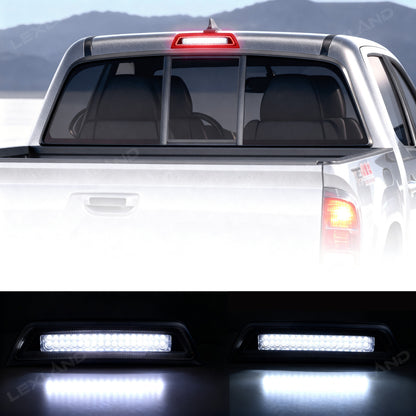 Tacoma Brake Light Replacement Smoked Lens Roof Cargo Light High Mount Stop Lamp LED Third Brake Light