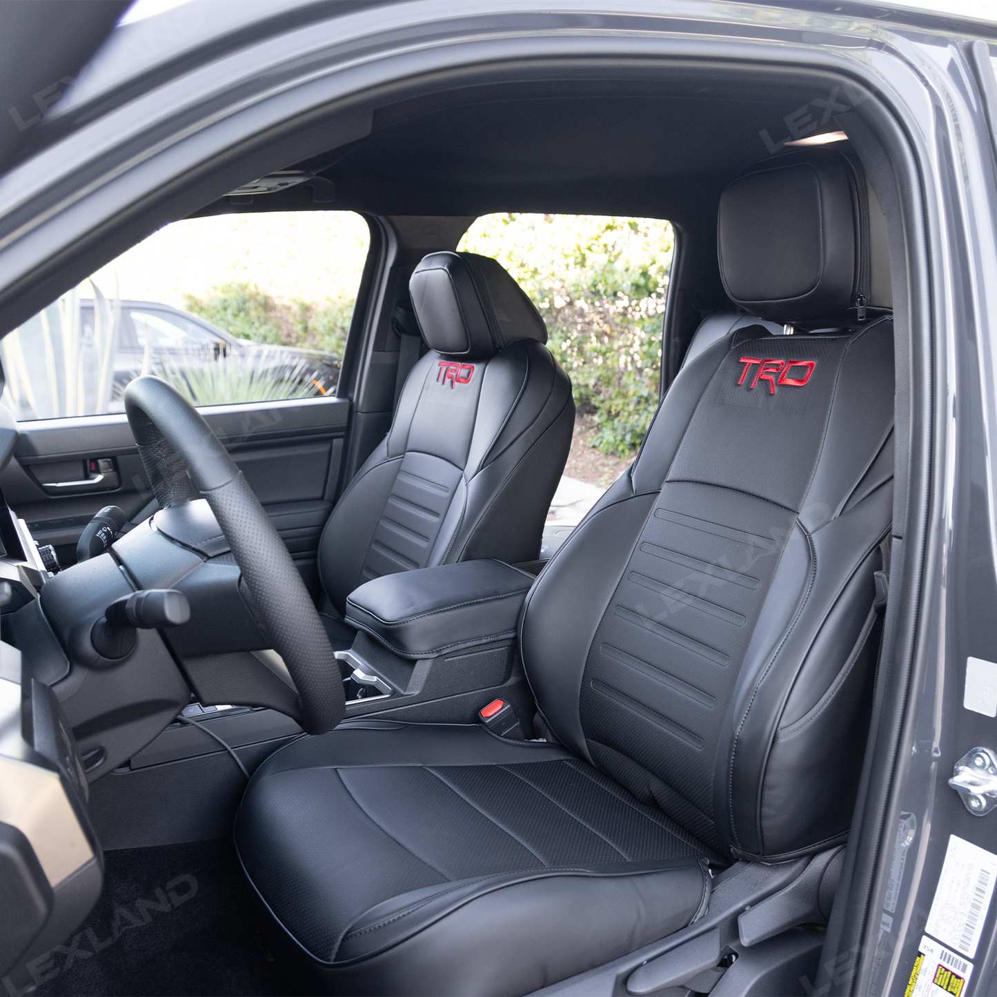 Tacoma /4Runner Seat Covers Full Coverage Embossed Seat Protector with TRD Style
