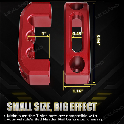 Tacoma Bed Rail Tie Downs Truck Cleat Tie Down Anchors for Toyota