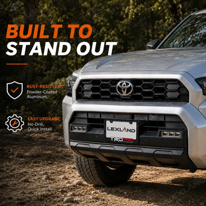 Tacoma/ 4Runner/ Tundra Front Rear License Plate Frame TRD Style License Plate Cover Holder