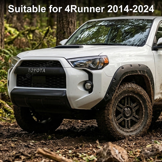 4Runner Fender Flares Replacement Kit ABS Wheel Flares Wheel Arch for Toyota