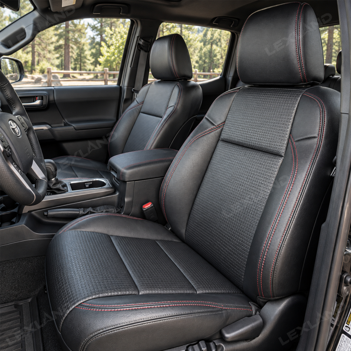 Tacoma Seat Covers OEM-Style Fit Seat Protector Interior Seat Upholstery Upgrade for Toyota