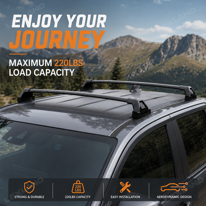 Tacoma Roof Rack Cross Bars Rooftop Cargo Carrier Bars Crossbar Kit 2.0 for Toyota