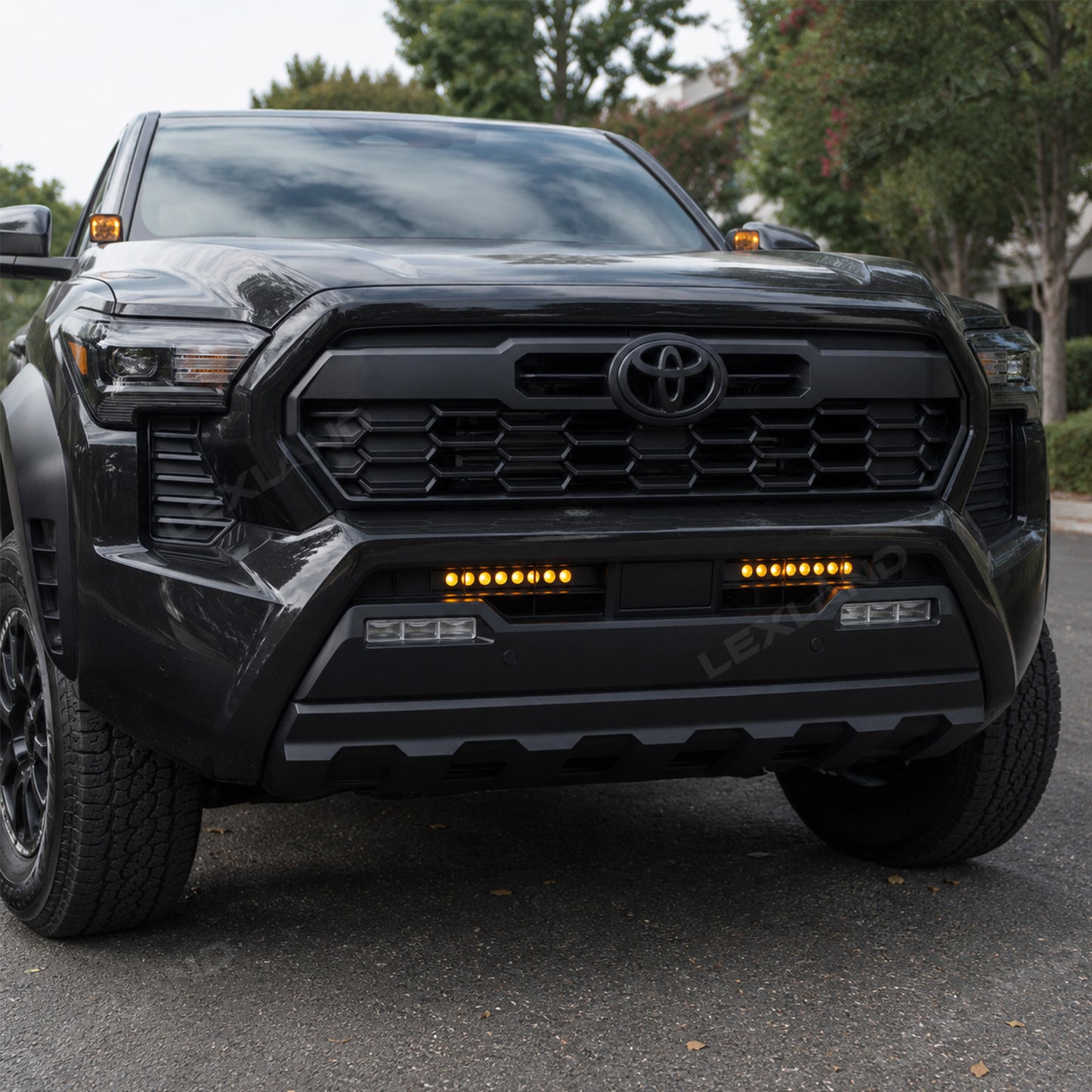 Tacoma Lower Grille Light Bar Kit Front Bumper LED Lamps 2PCS for Toyota