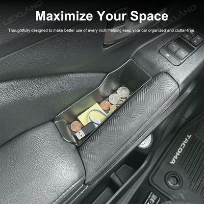 Tacoma/4Runner Front Door Handle Storage Box Side Door Tray Organizer Insert 2PCS for Toyota