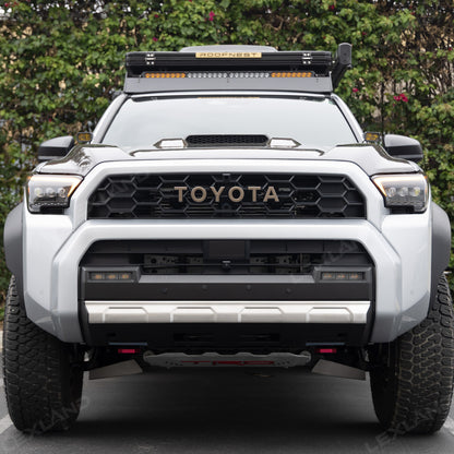 4runner Front Bumper Lower Valance Strip Stainless Steel Scratch Guard Protector - Silver Brushed Finish