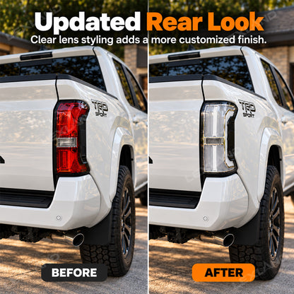 Tacoma LED Tail Lights Clear Lens Rear Lamp Upgrade 2PCS for Toyota