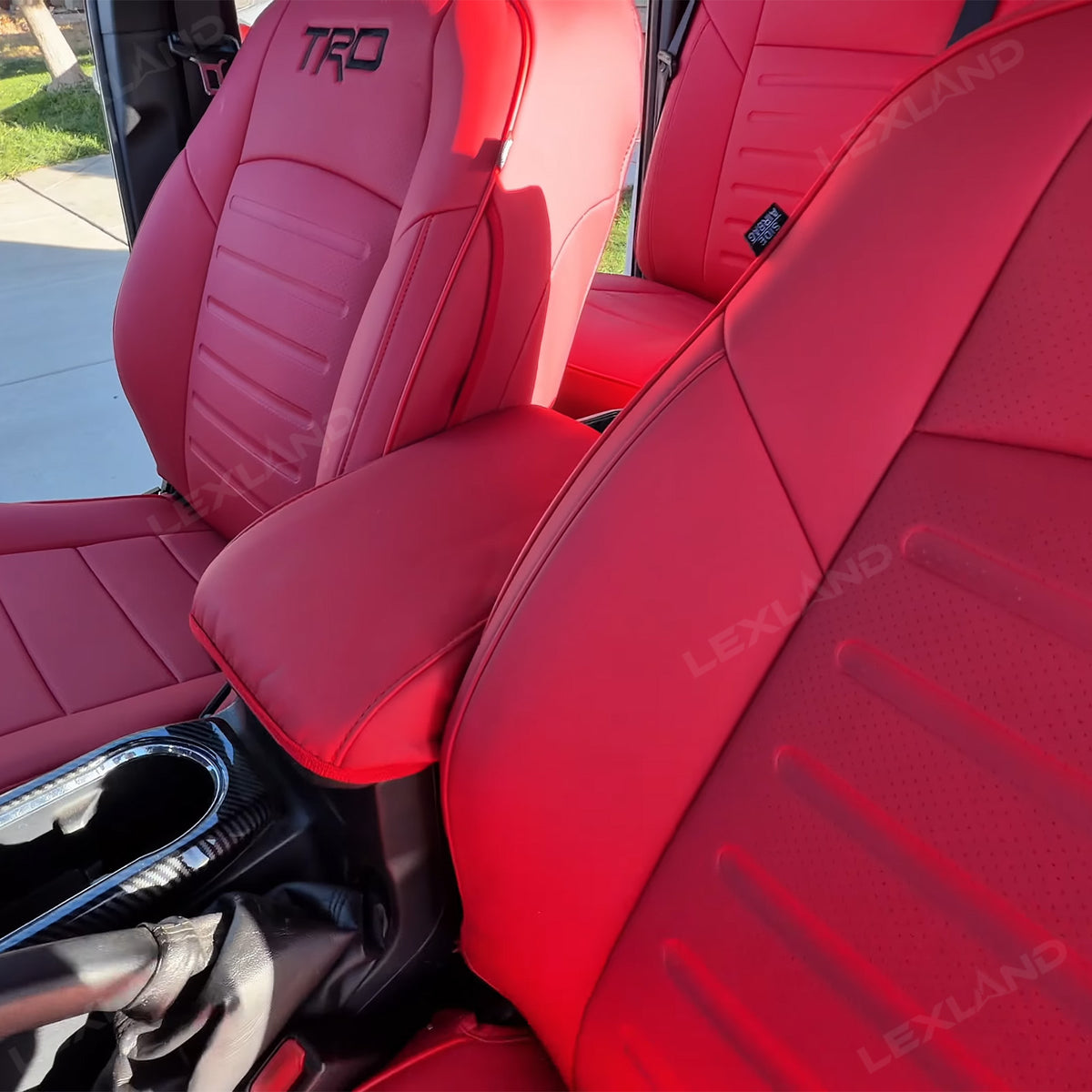 Tacoma/4Runner Seat Covers Embossed Seat Protectors with TRD Style for Toyota
