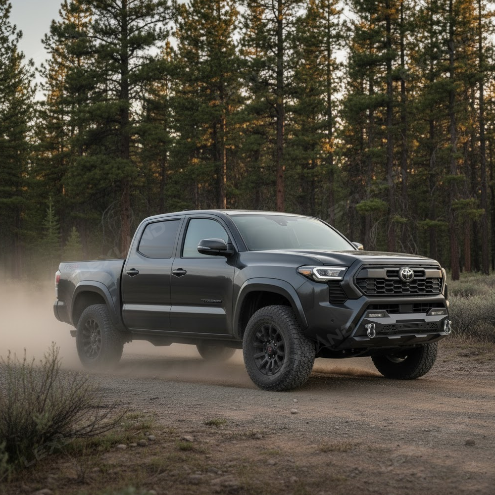 Tacoma Front Bumper Off-Road Grill Guard Bull Bar with D-Ring Shackle