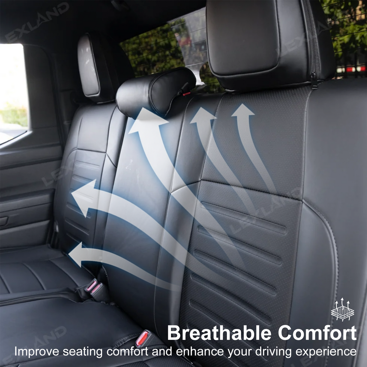 Tacoma Embossed Seat Covers Interior Seat Protector Seat Upholstery Upgrade for Toyota