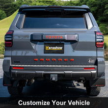 4Runner Decal Letters ABS Tailgate Emblem Liftgate Emblem Overlays for Toyota