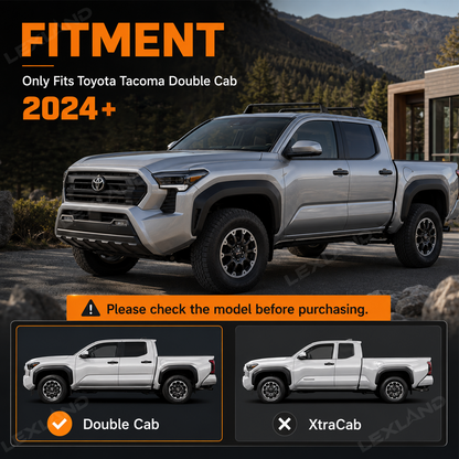 Tacoma Roof Rack Crossbar Aluminum Cargo Rack Luggage Carrier Cross Bars 1.0 for Toyota