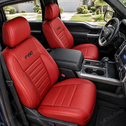 F-150 Seat Covers NAPPA Leather Interior Seat Protector with F-150 Style for Ford