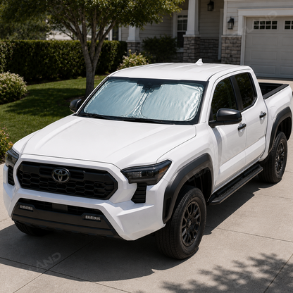 Tacoma Windshield Sun Shade Cooling Ice Crystal Sunshade Front Window Shade 2.0 for Toyota