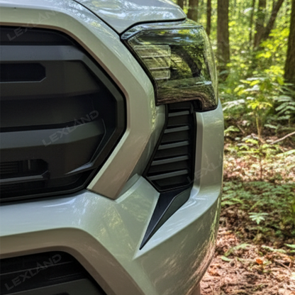 Tacoma Front Side Grille Patch Decor Cover Front Headlight Grille Decals for Toyota