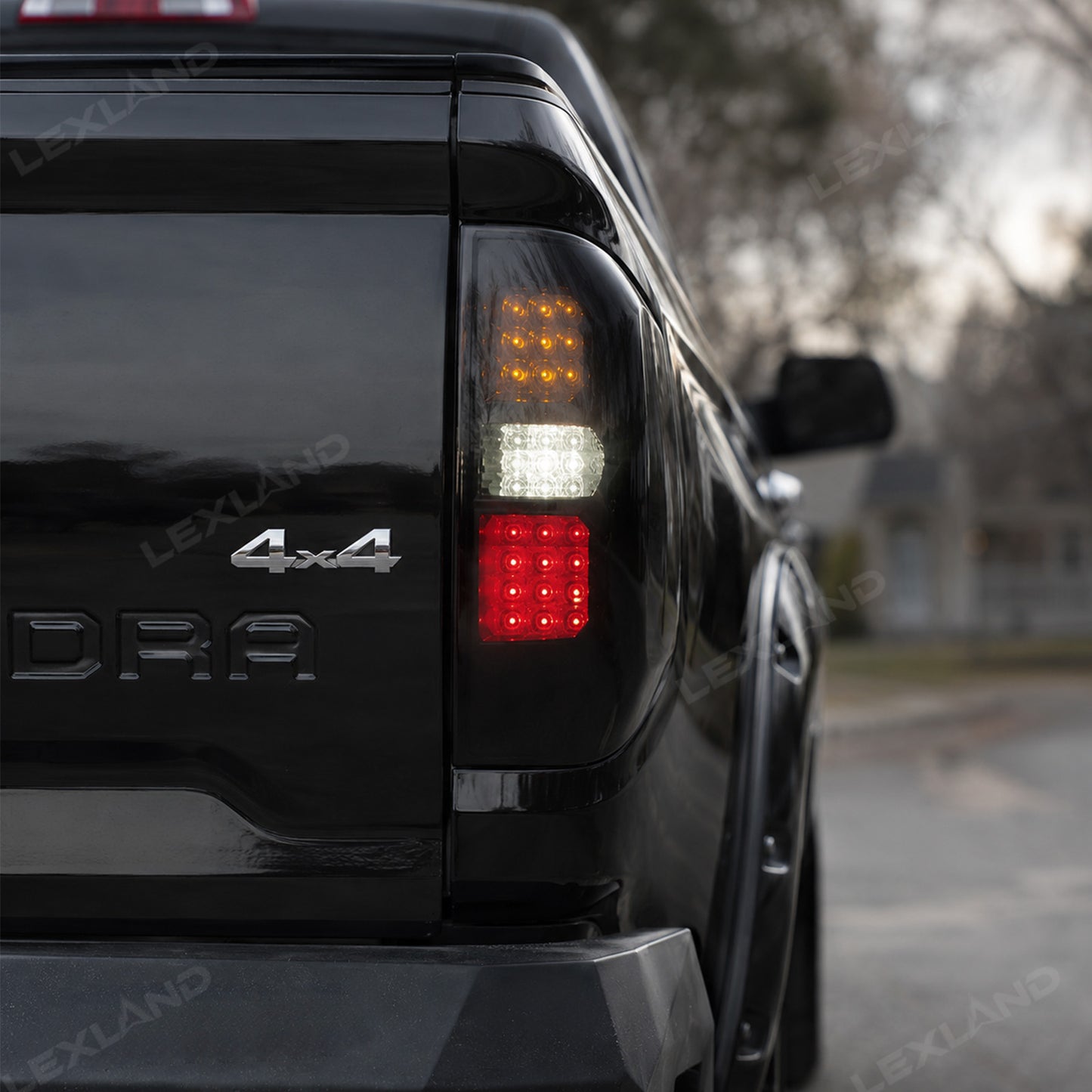 Tundra Tail Light Cover Smoked Rear Taillights Lamp Overlay Protection Cover for Toyota