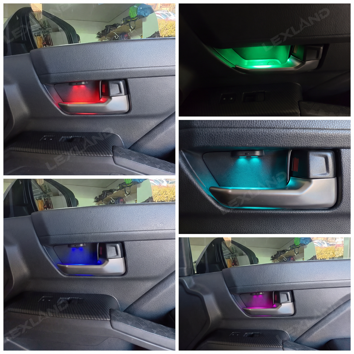 Tacoma/4Runner Door Bowl Lighting Multi-color Interior Ambient Light Decorative LED Lamp 4PCS