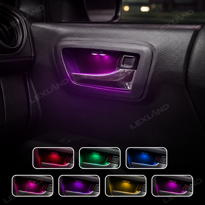 Tacoma 3rd Gen Door Bowl Lighting Multi-color Interior Ambient Light LED Door Handle Cup Lamps