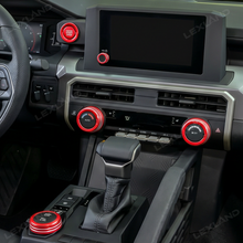 Tacoma/ 4Runner AC Knob Cover Aluminum Center Console Trim Kit for Toyota
