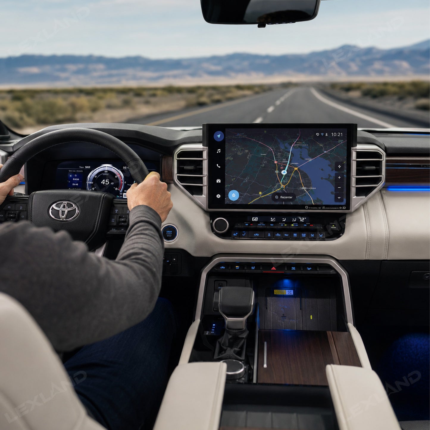 Tundra 14.6-Inch Android Head Unit Center Console Touchscreen with Wireless CarPlay & Android Auto
