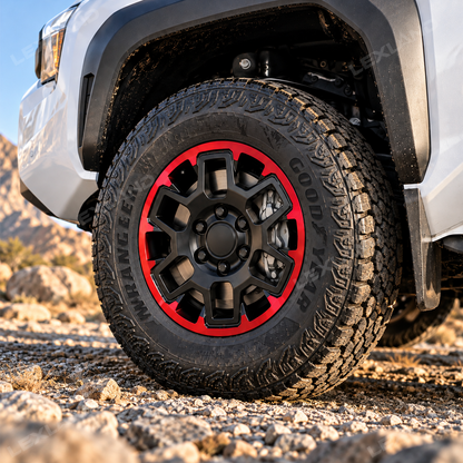 Tacoma TRD Off Road Wheel Rim Protector 17 Inch Rimcase Curb Rash Protection 4PCS for Toyota